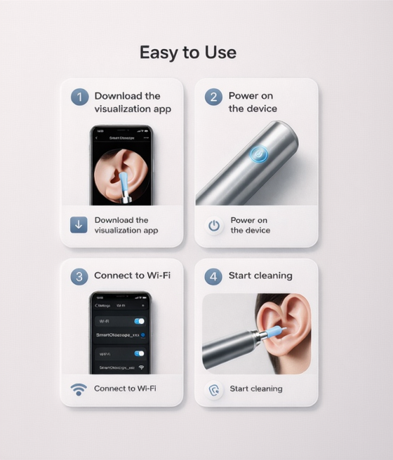 Ear Wax Cleaner | High-Definition 5MP CAMERA